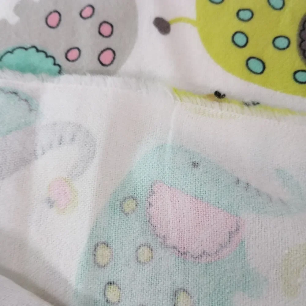 Joann Elephant Flannel Fabric 1.5 Yards Cotton Nursery Baby Animals Sewing